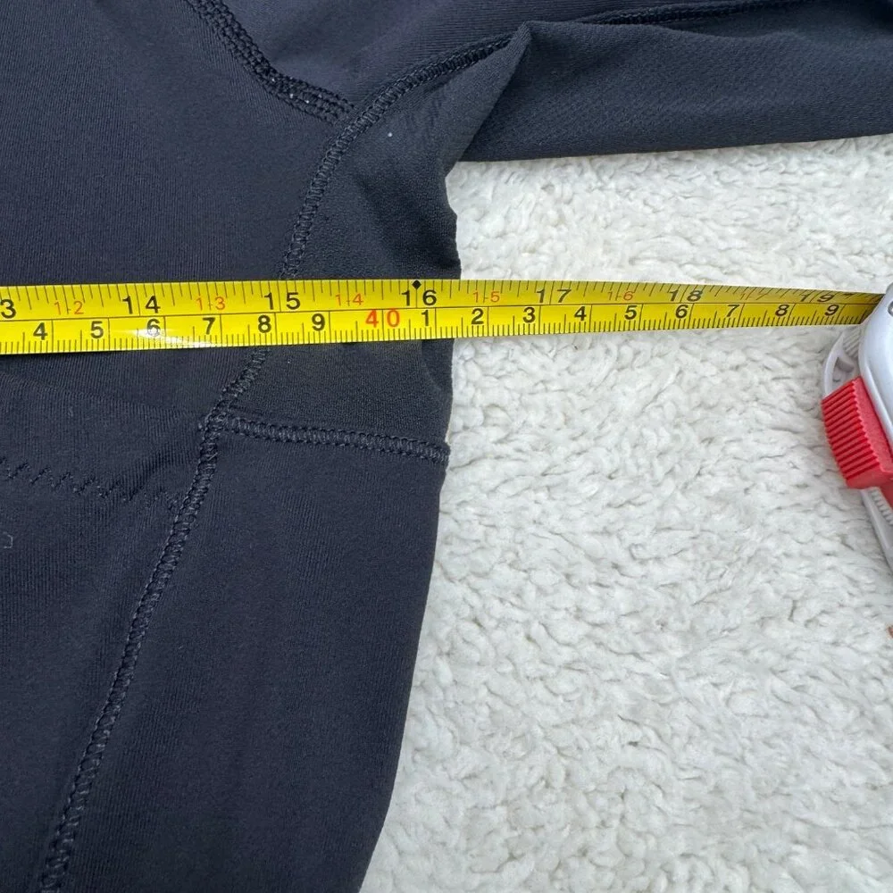 Lululemon Women's Black 1/4 Zip LS Pull Over Activewear, Size S - Picture 6 of 7